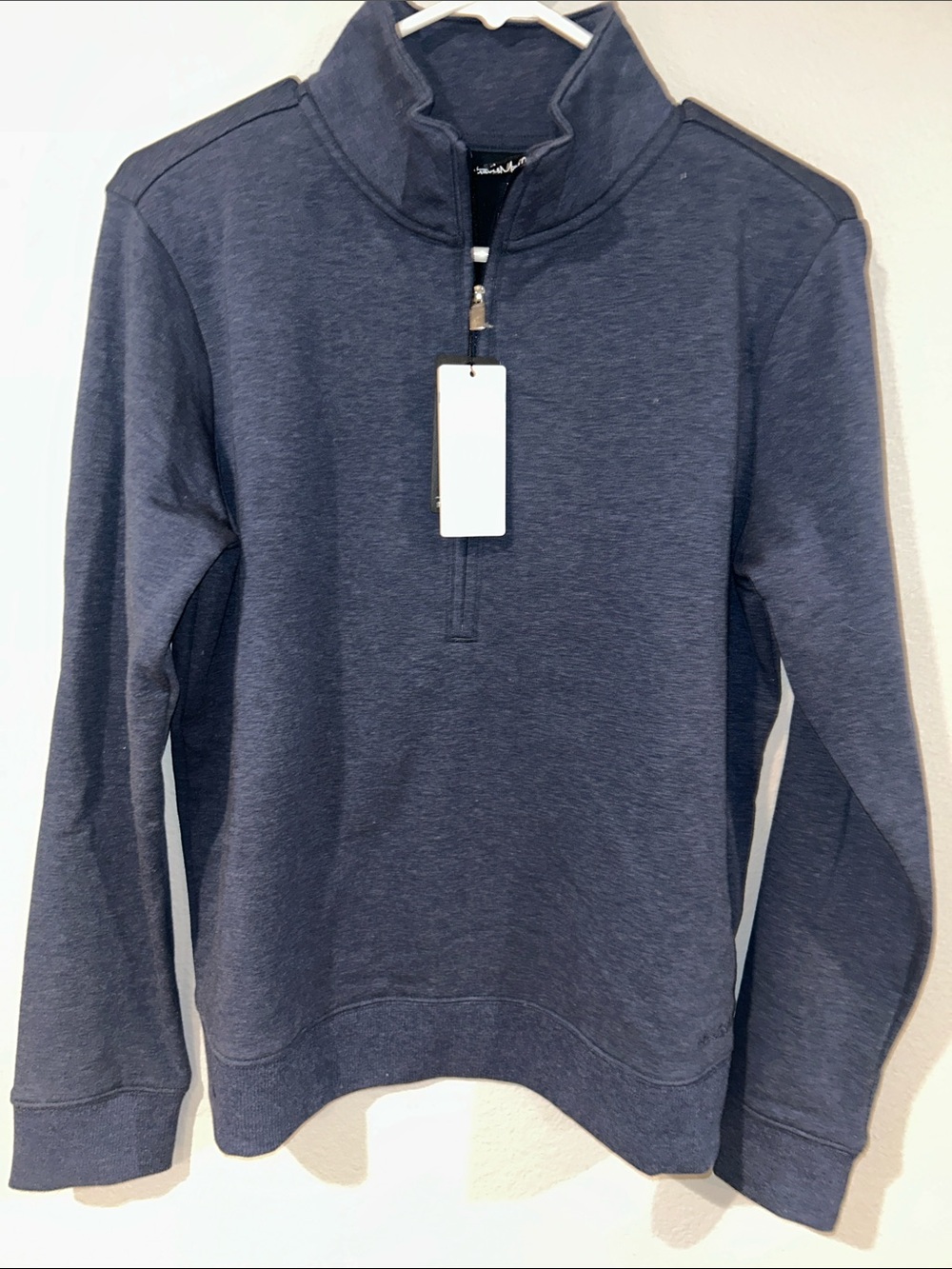 Travis Matthew Navy Quarter-Zip pullover - Picture 3 of 8